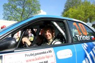 Rallye Český Krumlov: Dojezd do cíle soutěže - Emil Triner (foto: D.Benych)